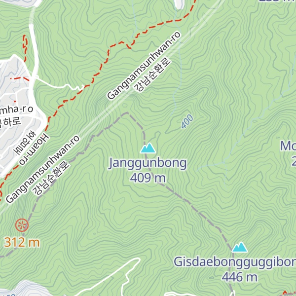 Map of Janggunbong