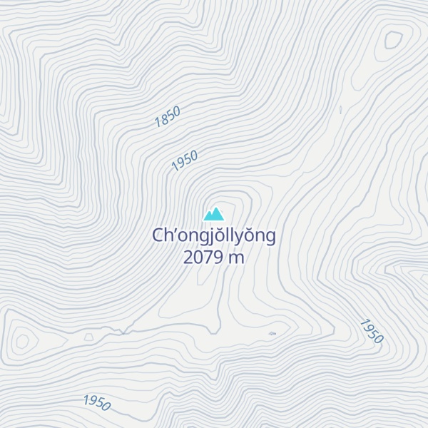 Map of Ch’ongjŏllyŏng