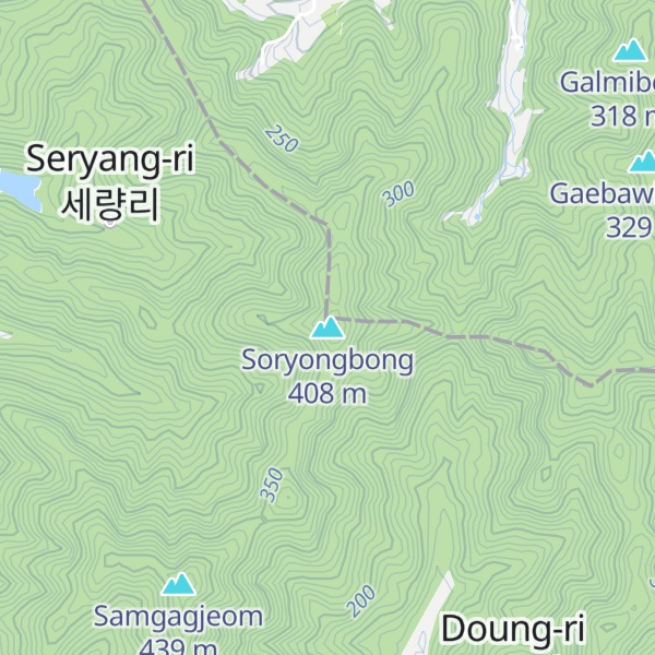 Map of Soryongbong