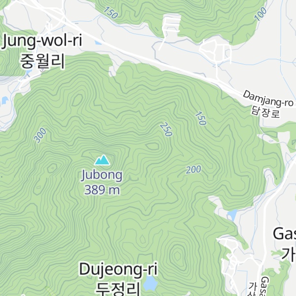 Map of Jangdaebong