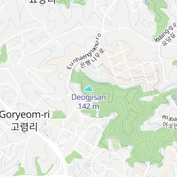 Map of Deogjisan