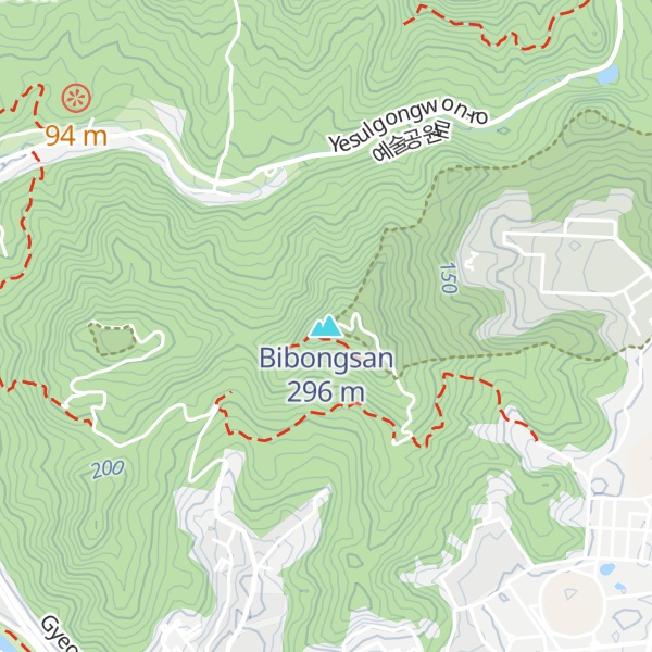 Map of Bibongsan