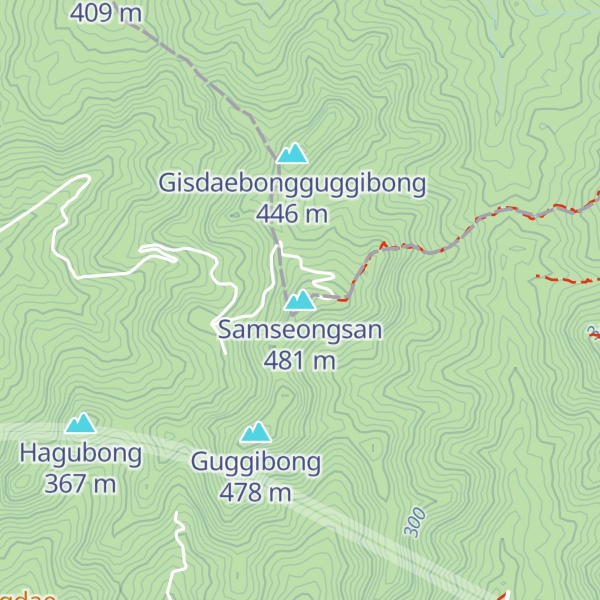 Map of Samseongsan