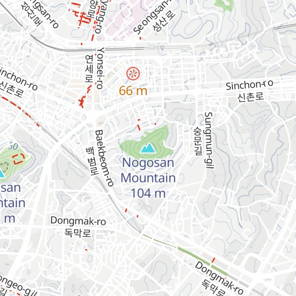 Map of Nogosan Mountain