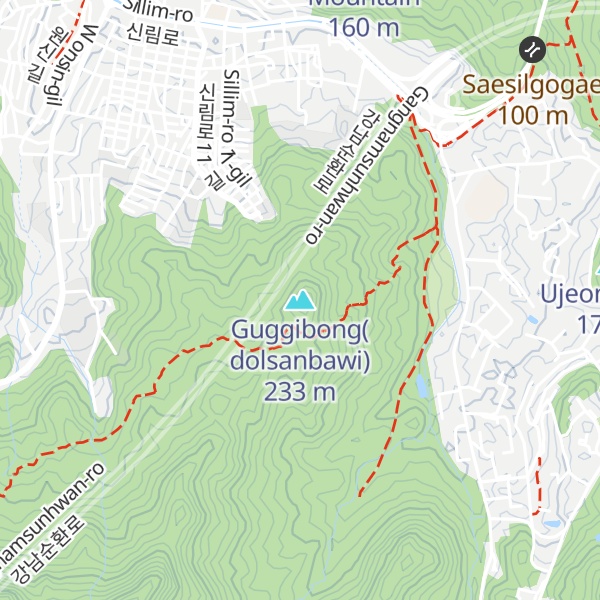 Map of Guggibong(dolsanbawi)