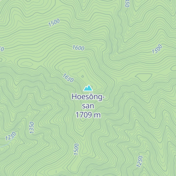 Map of Hoesŏng-san