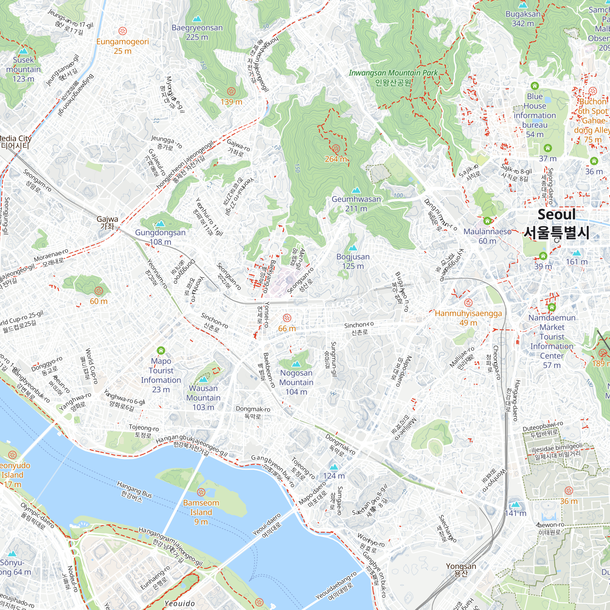 Tourism Information map