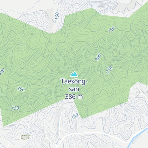 Map of Taesŏng-san