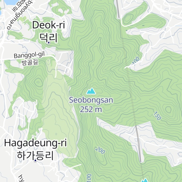 Map of Seobongsan