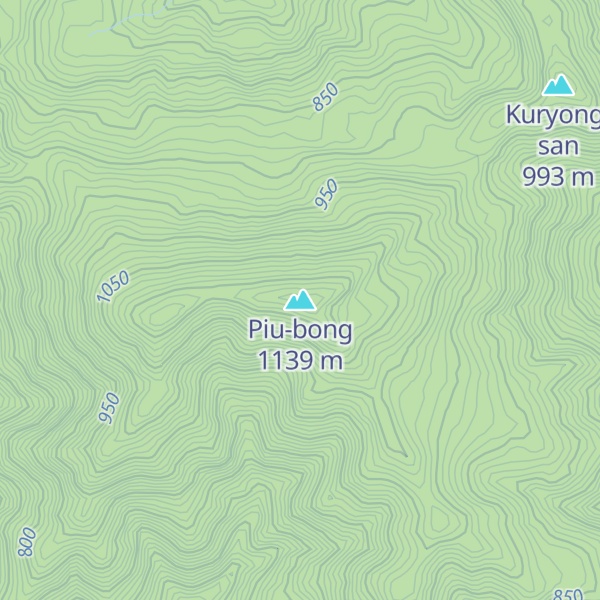 Map of Piu-bong