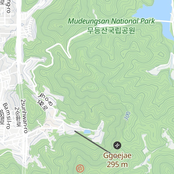 Map of Jangweonbong