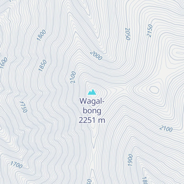 Map of Wagal-bong