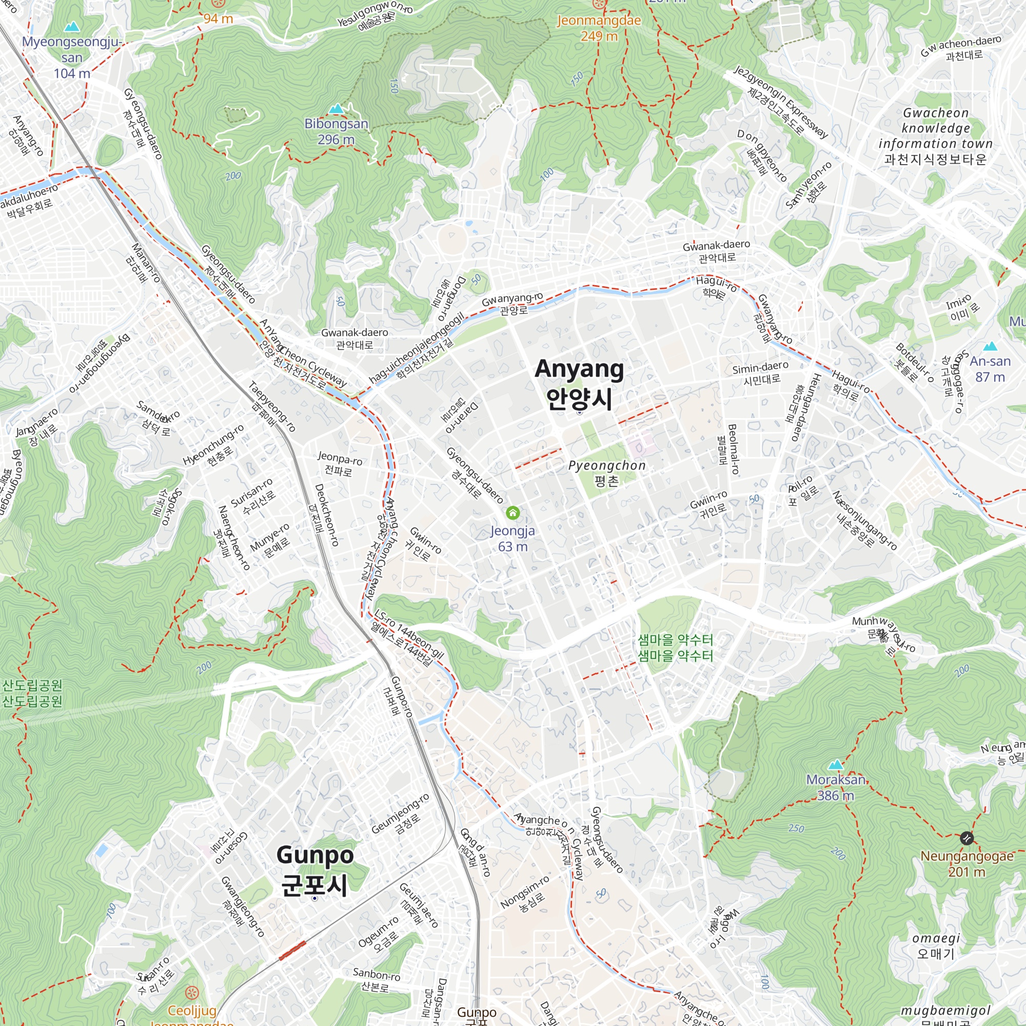 Jeongja map