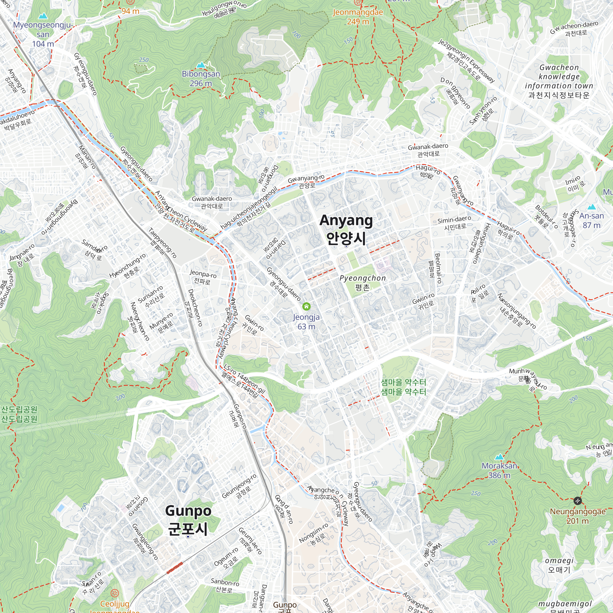 Jeongja map