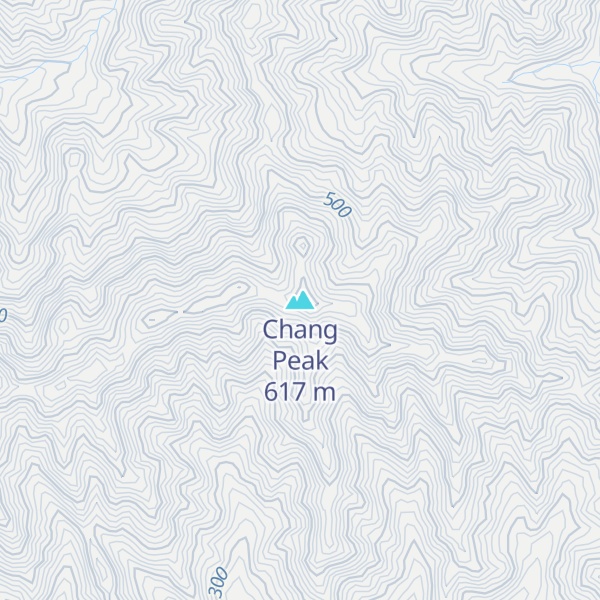 Map of Chang Peak