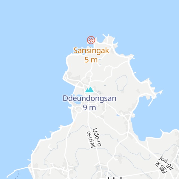 Map of Ddeundongsan