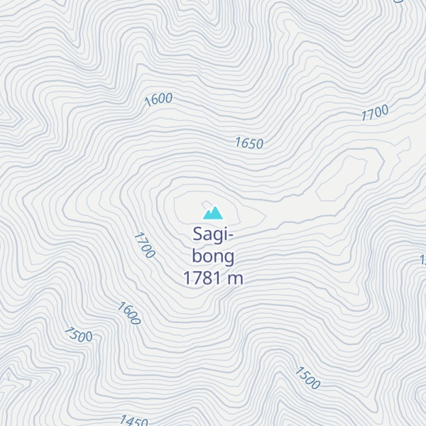 Map of Sagi-bong