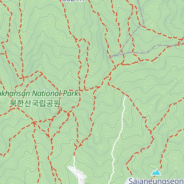 Map of Bibong peak