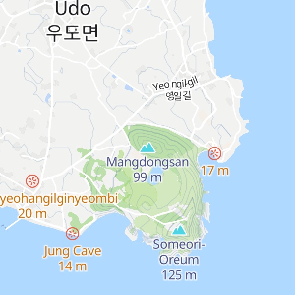 Map of Mangdongsan