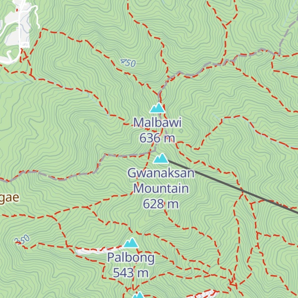 Map of Gisdaebong