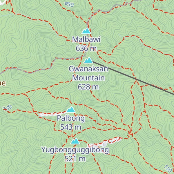 Map of Palbongguggibong