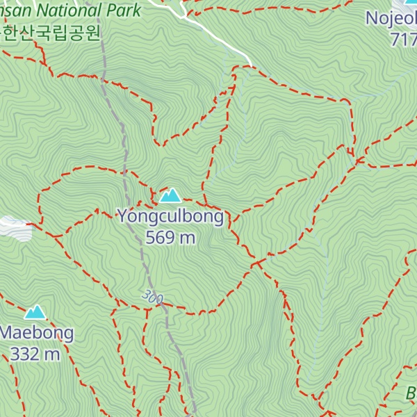 Map of Yonghyeolbong