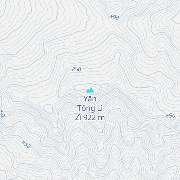 Map of Yān Tǒng Lì Zǐ