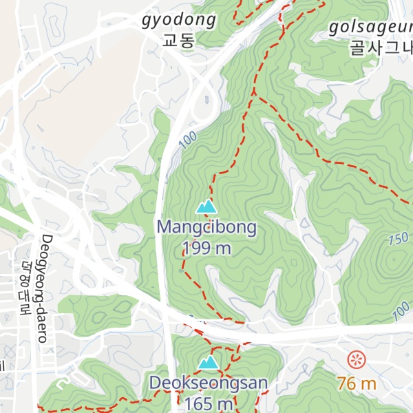 Map of Mangcibong