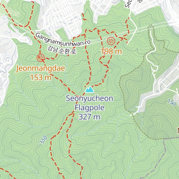 Map of Seonyucheon Flagpole