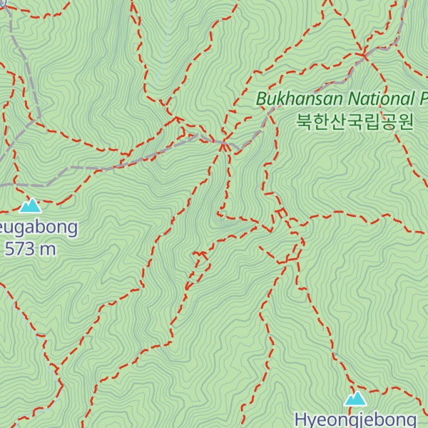 Map of Bohyeonbong