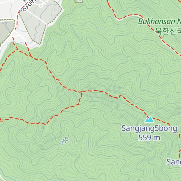 Map of Sangjangbong