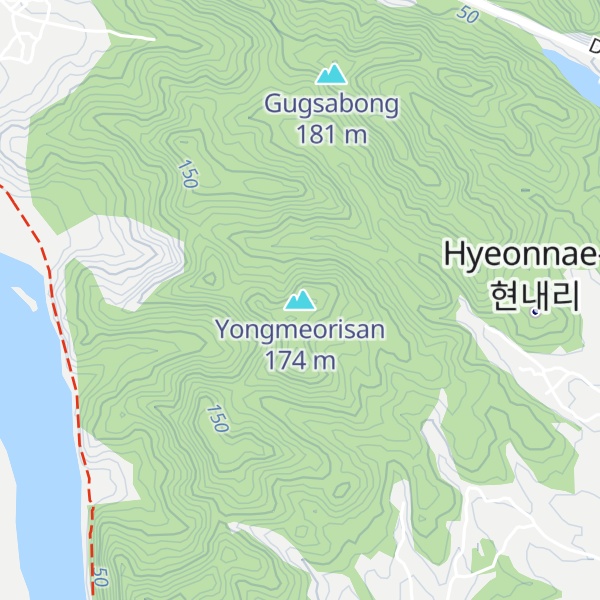 Map of Yongmeorisan