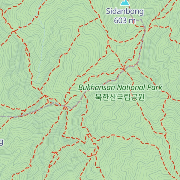 Map of Fire Dragon Peak