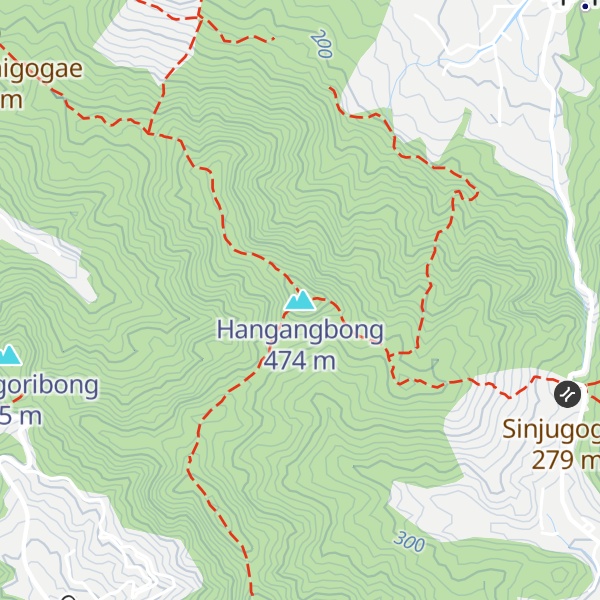 Map of Hangangbong
