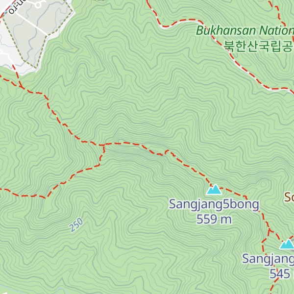 Map of Sangjang2bong