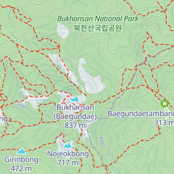 Map of Insu Peak