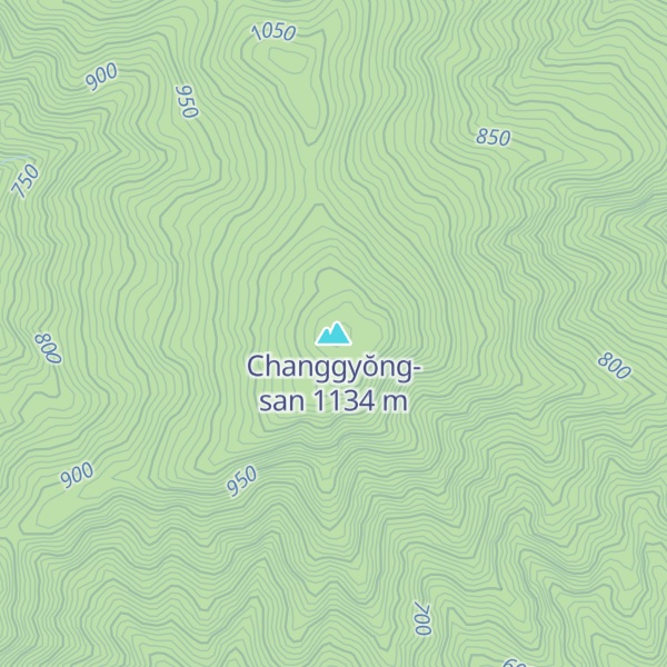 Map of Changgyŏng-san