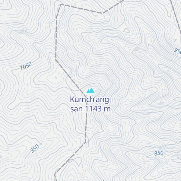 Map of Kumch’ang-san