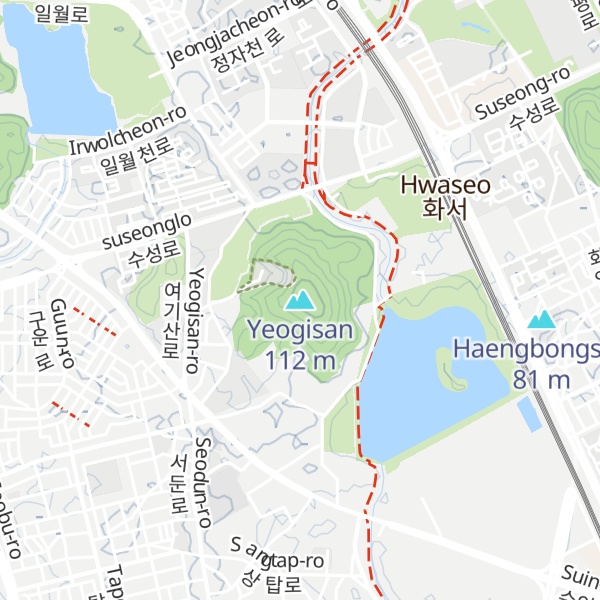 Map of Yeogisan