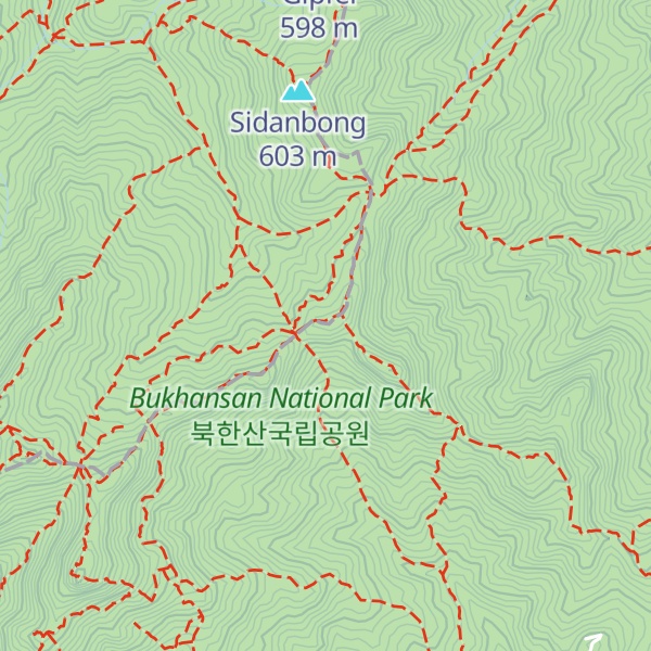 Map of Bokdeokbong