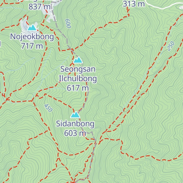 Map of Giryongbong