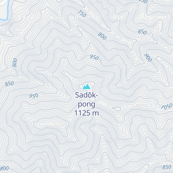 Map of Sadŏk-pong