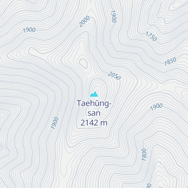 Map of Taehŭng-san