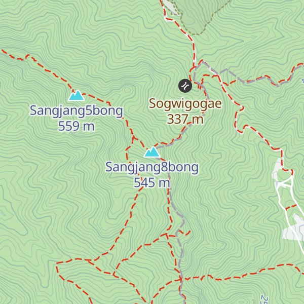 Map of Sangjang8bong
