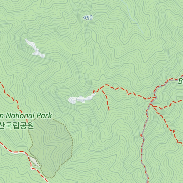 Map of Obongsan