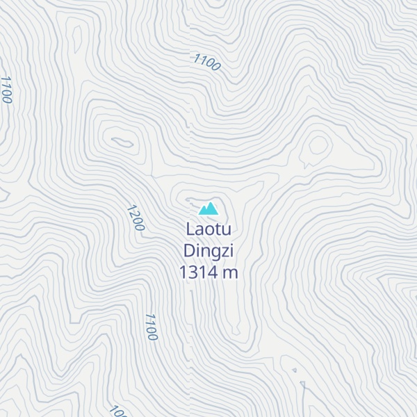 Map of Laotu Dingzi