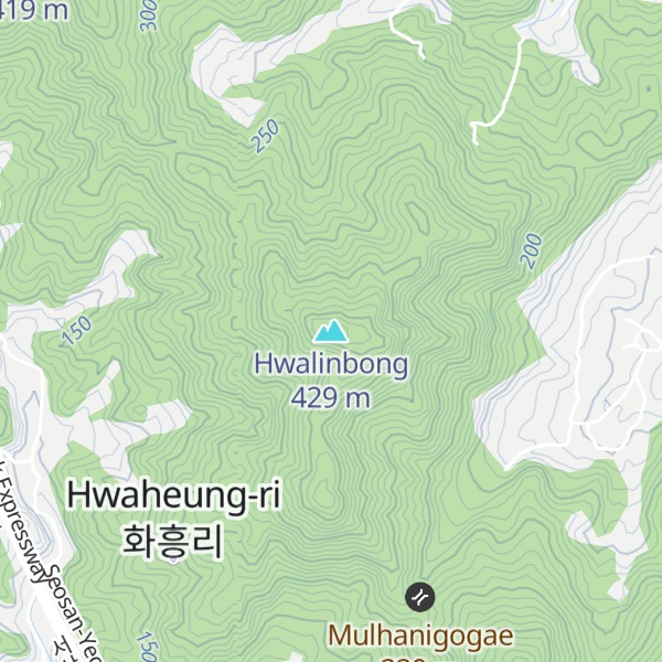 Map of Hwalinbong