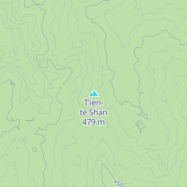 Map of T’ien-te Shan