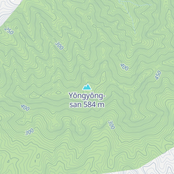 Map of Yŏngyŏng-san
