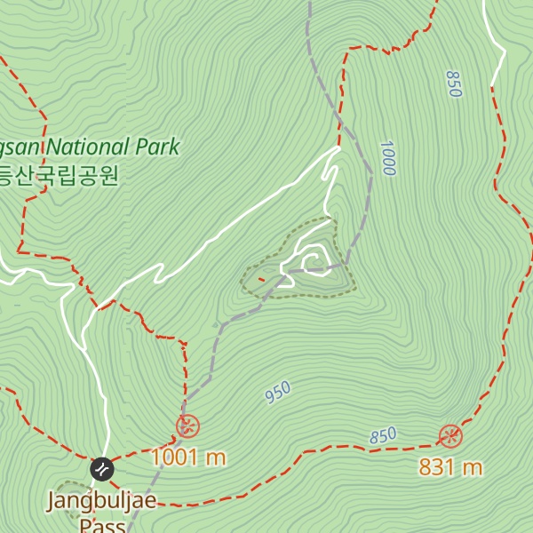Map of Inywangbong